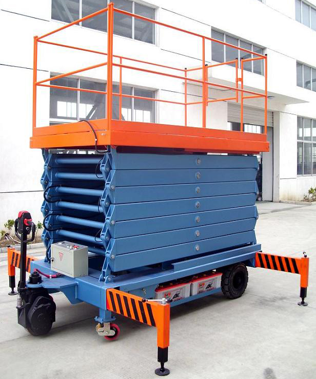 定西助力行走剪叉式高空作业平台
